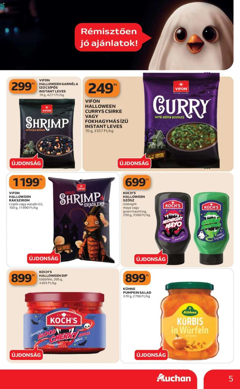 Auchan Auchan Halloweeni ajánlatok 5 oldal