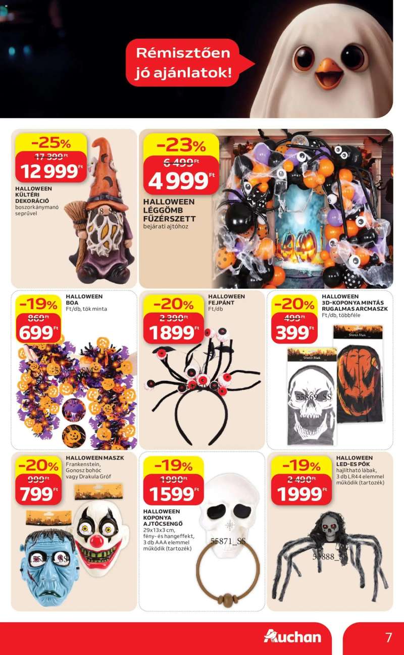 Auchan Auchan Halloweeni ajánlatok 7 oldal