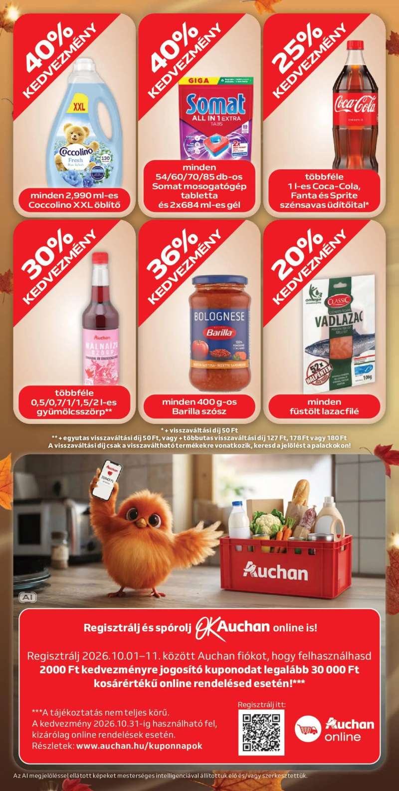 Auchan Auchan Őszi kuponnapok 12 oldal