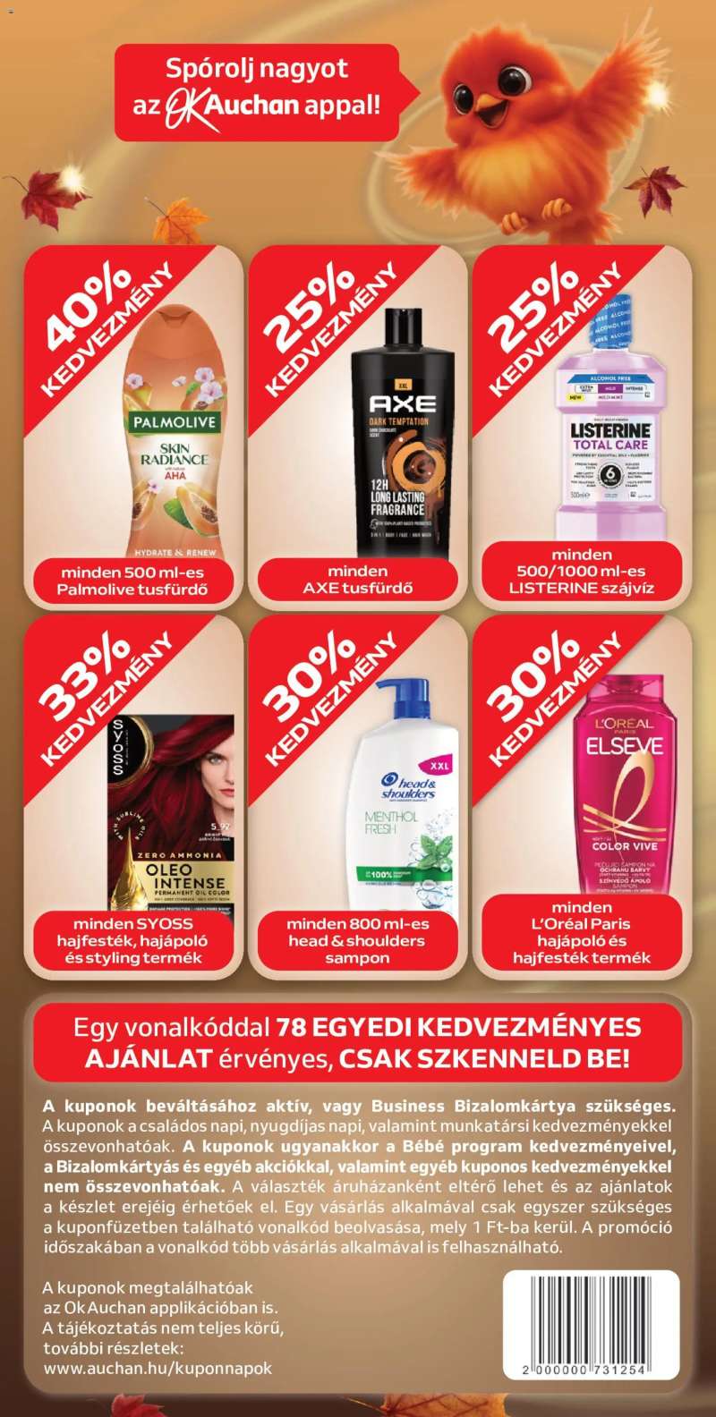 Auchan Auchan Őszi kuponnapok 4 oldal
