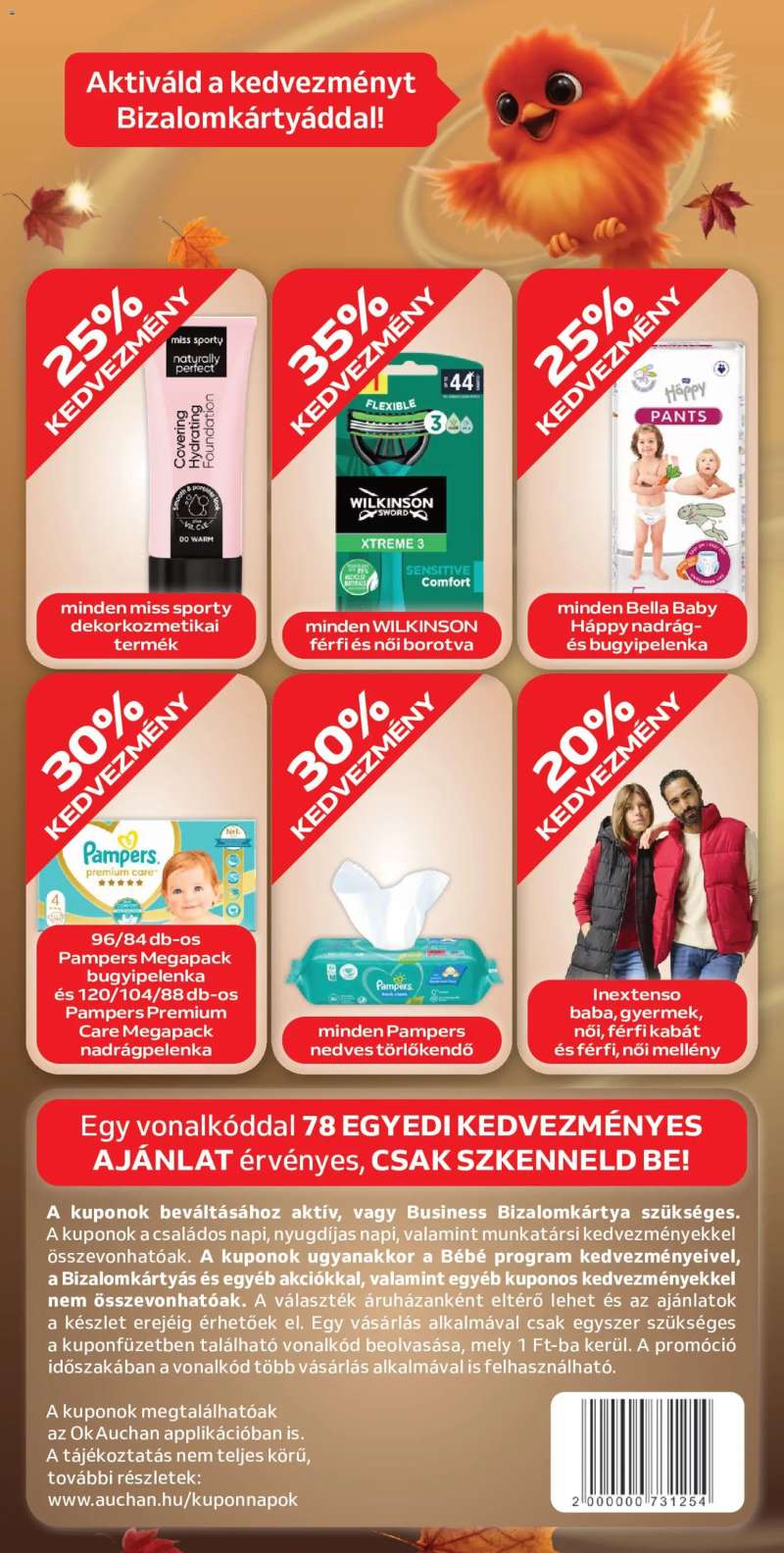 Auchan Auchan Őszi kuponnapok 6 oldal