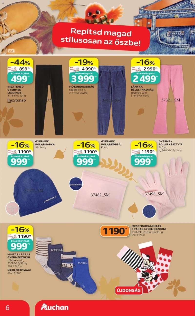 Auchan Auchan Őszi ruha ajánlatok 6 oldal