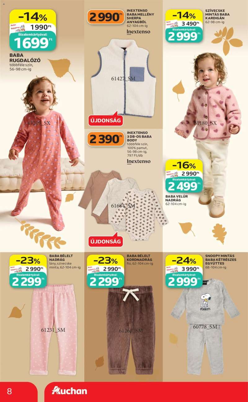 Auchan Auchan Őszi ruha ajánlatok 8 oldal