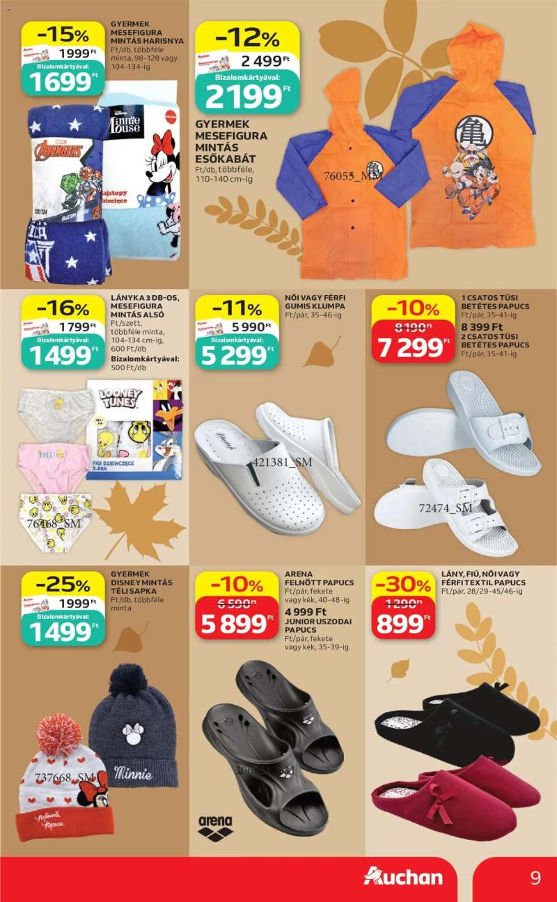Auchan Auchan Őszi ruha ajánlatok 9 oldal