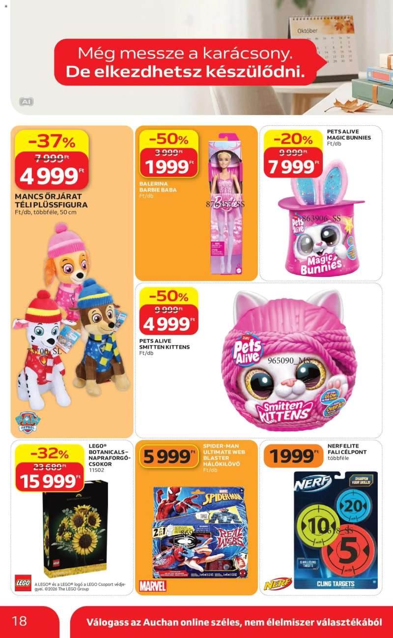 Auchan Auchan Szupermarket akciós újság 18 oldal