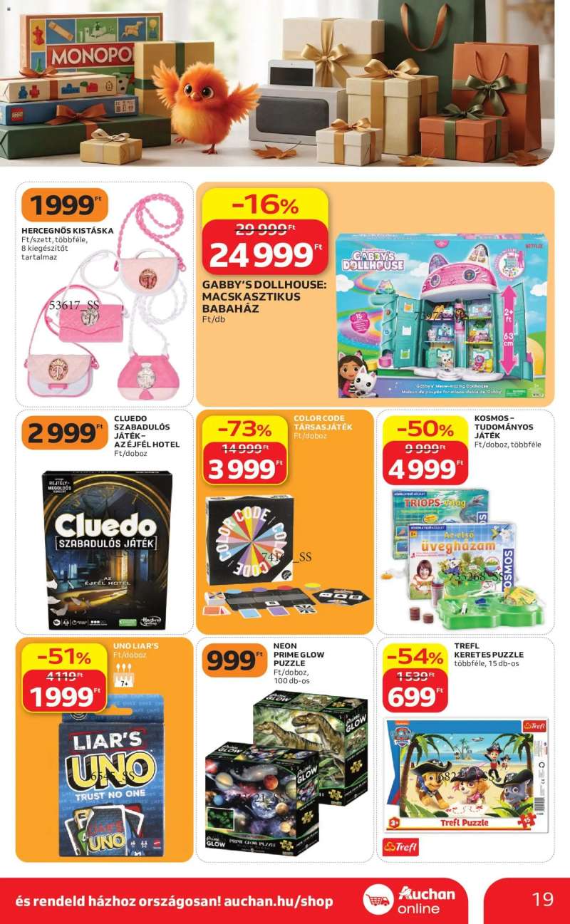 Auchan Auchan Szupermarket akciós újság 19 oldal