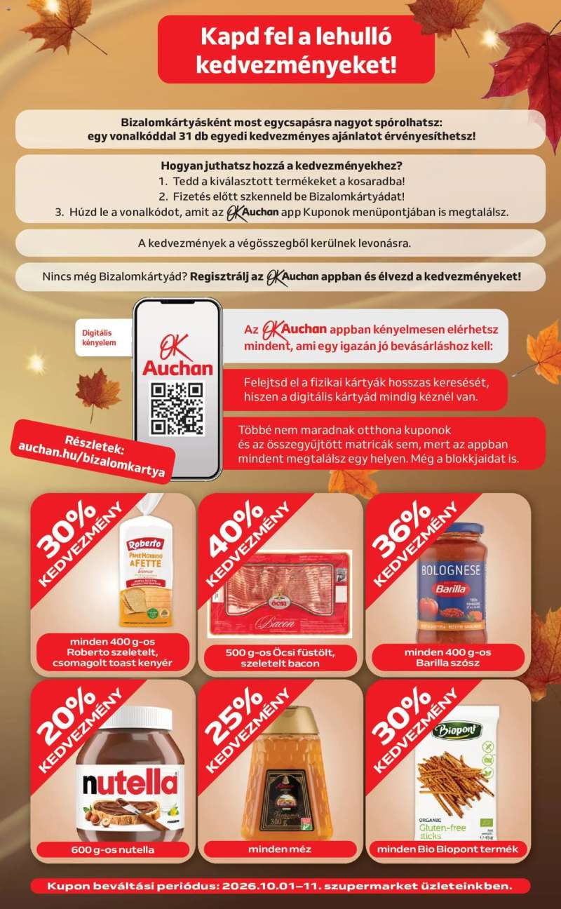 Auchan Auchan Szupermarket akciós újság 7 oldal