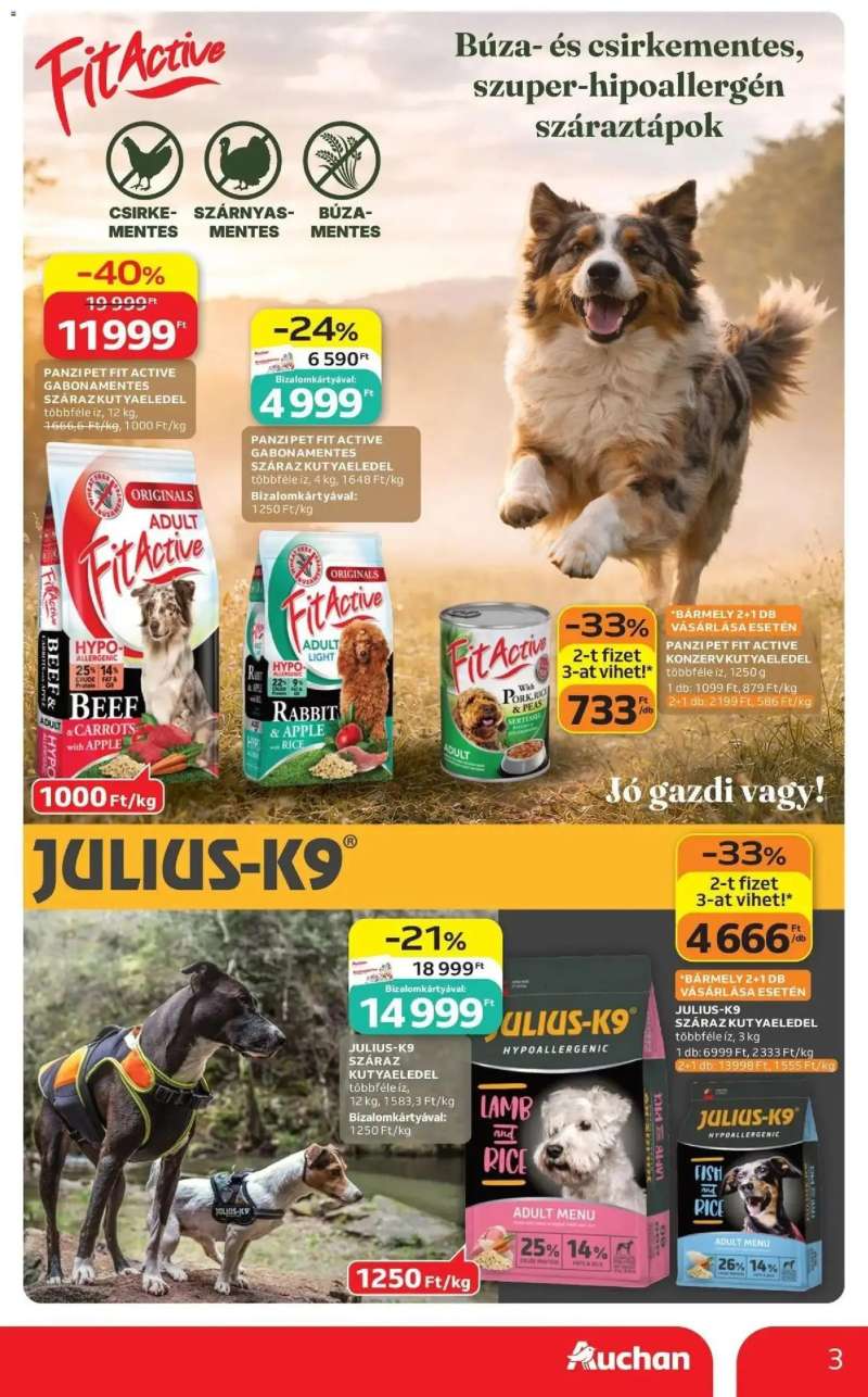 Auchan Auchan akciós újság Fót 3 oldal