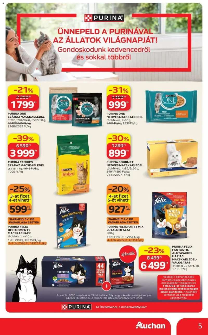 Auchan Auchan akciós újság Fót 5 oldal