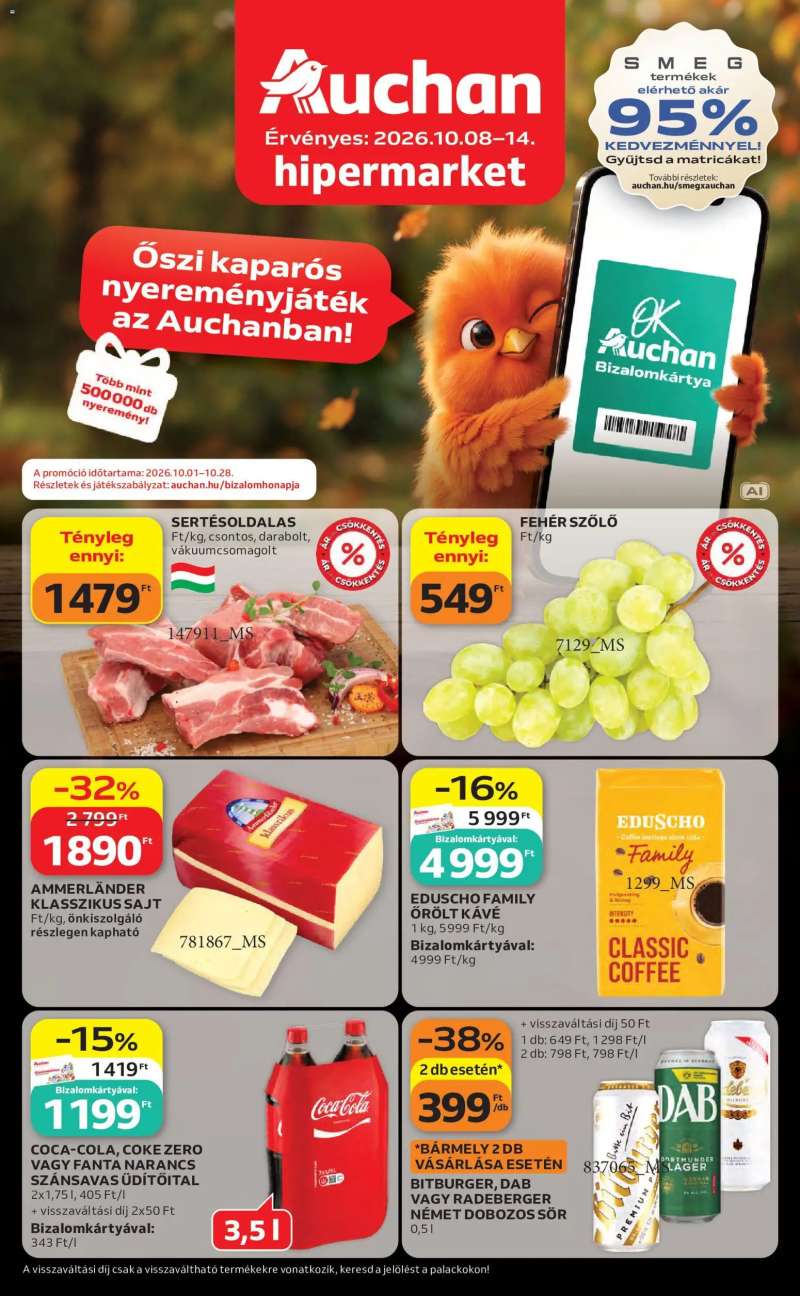 Auchan Auchan akciós újság 1 oldal