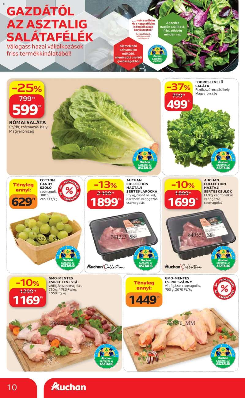 Auchan Auchan akciós újság 10 oldal