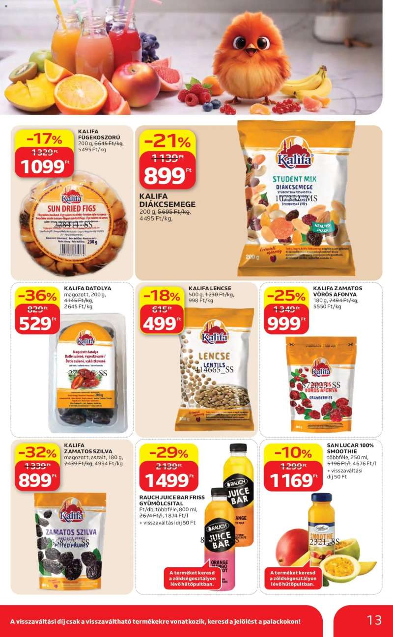 Auchan Auchan akciós újság 13 oldal