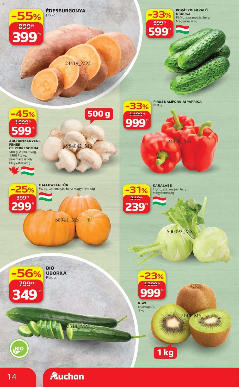 Auchan Auchan akciós újság 14 oldal