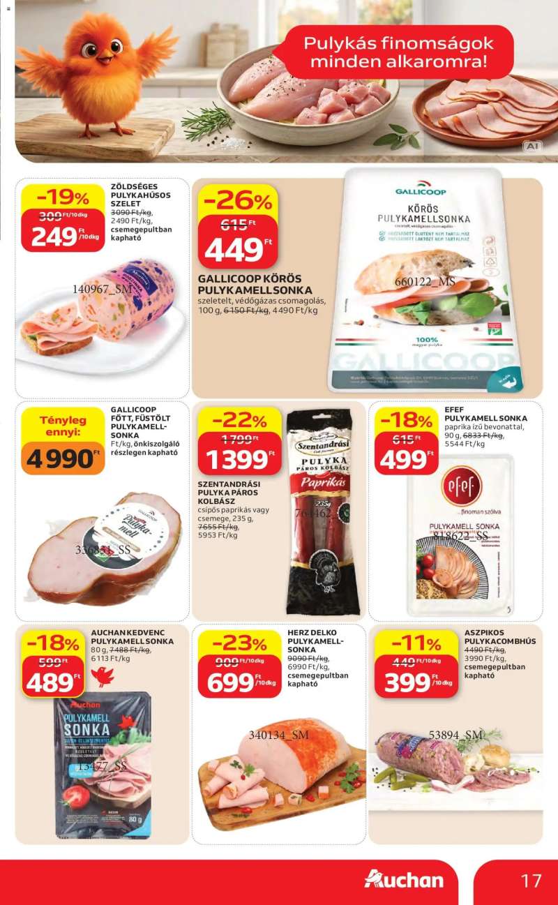 Auchan Auchan akciós újság 17 oldal