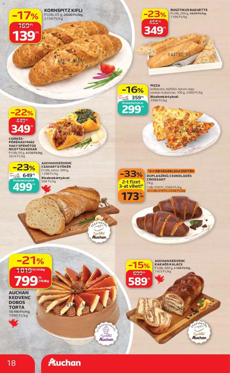 Auchan Auchan akciós újság 18 oldal