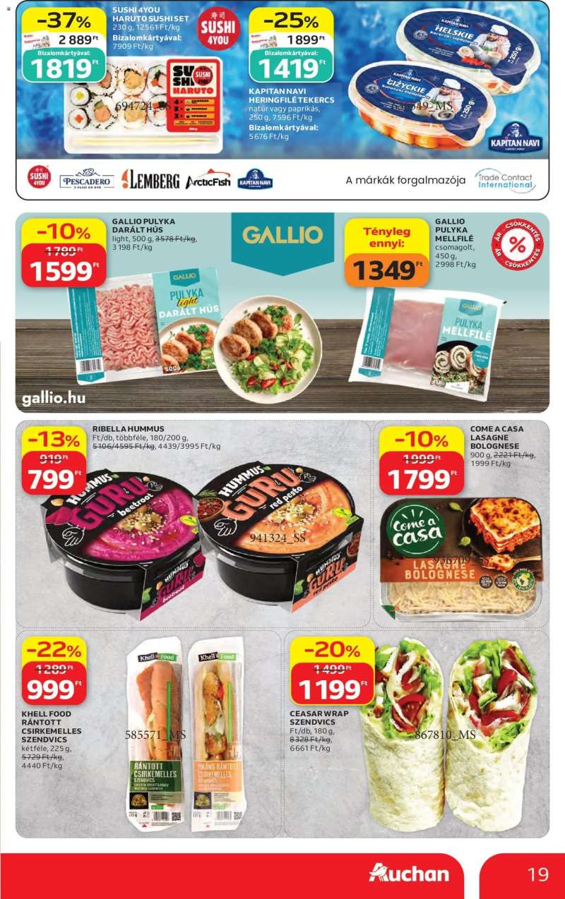 Auchan Auchan akciós újság 19 oldal