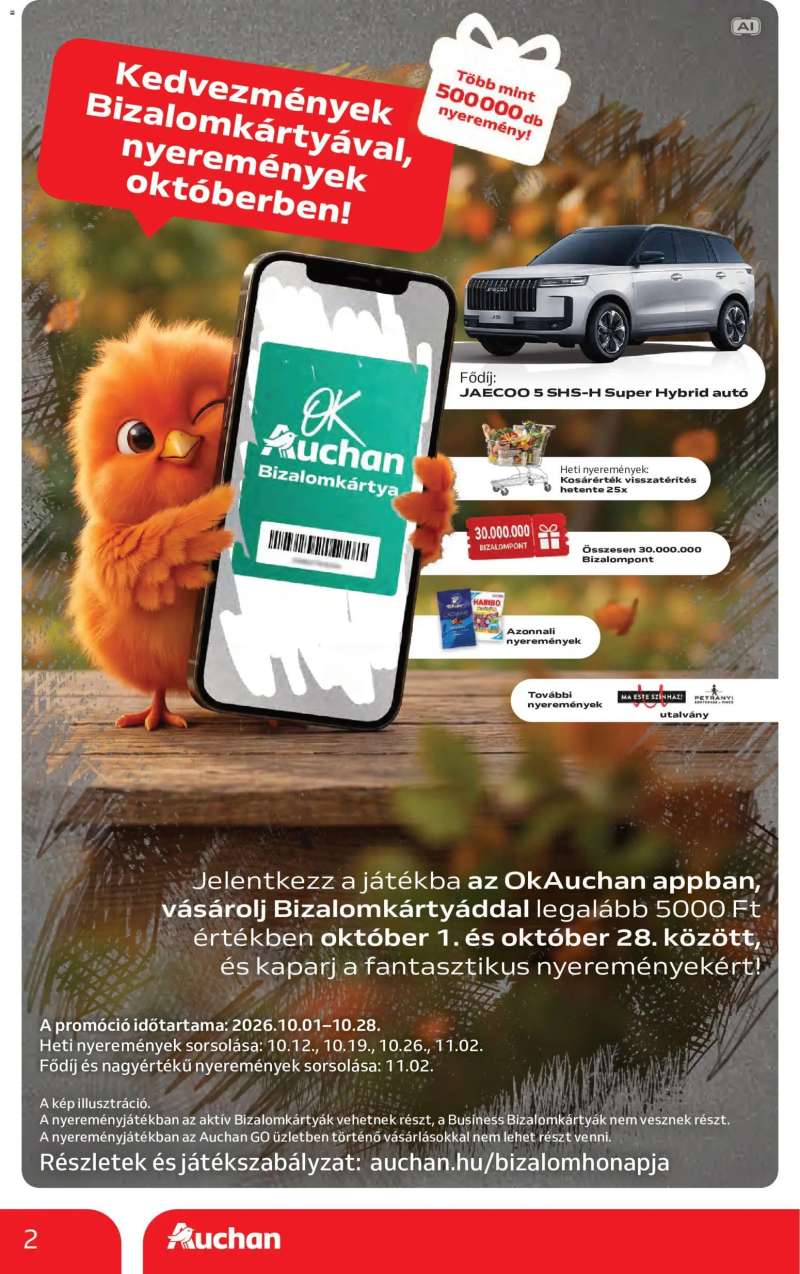 Auchan Auchan akciós újság 2 oldal