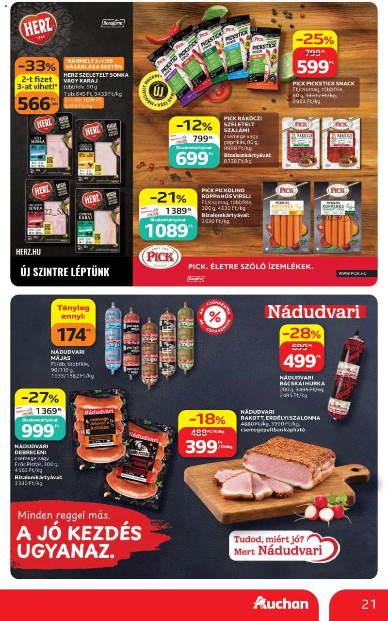 Auchan Auchan akciós újság 21 oldal