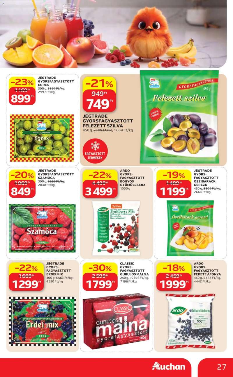 Auchan Auchan akciós újság 27 oldal