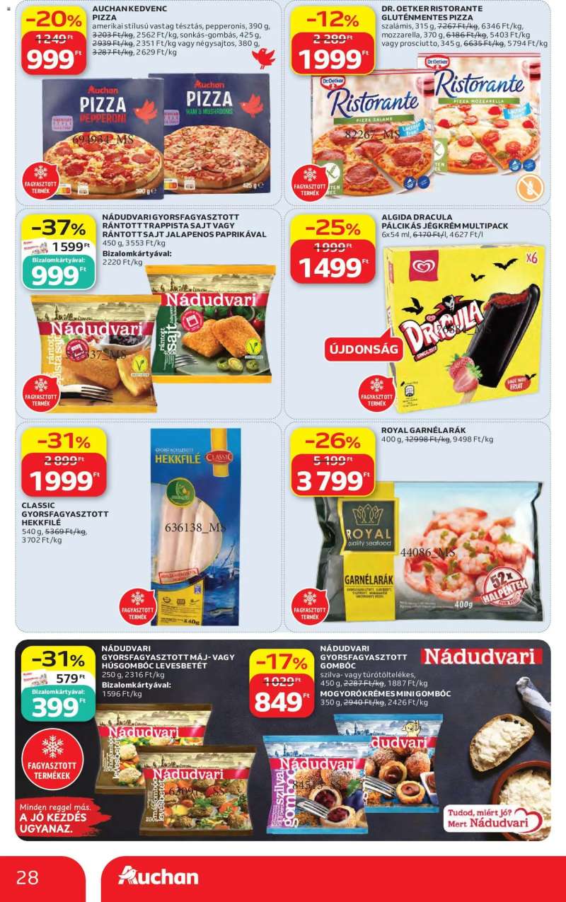 Auchan Auchan akciós újság 28 oldal