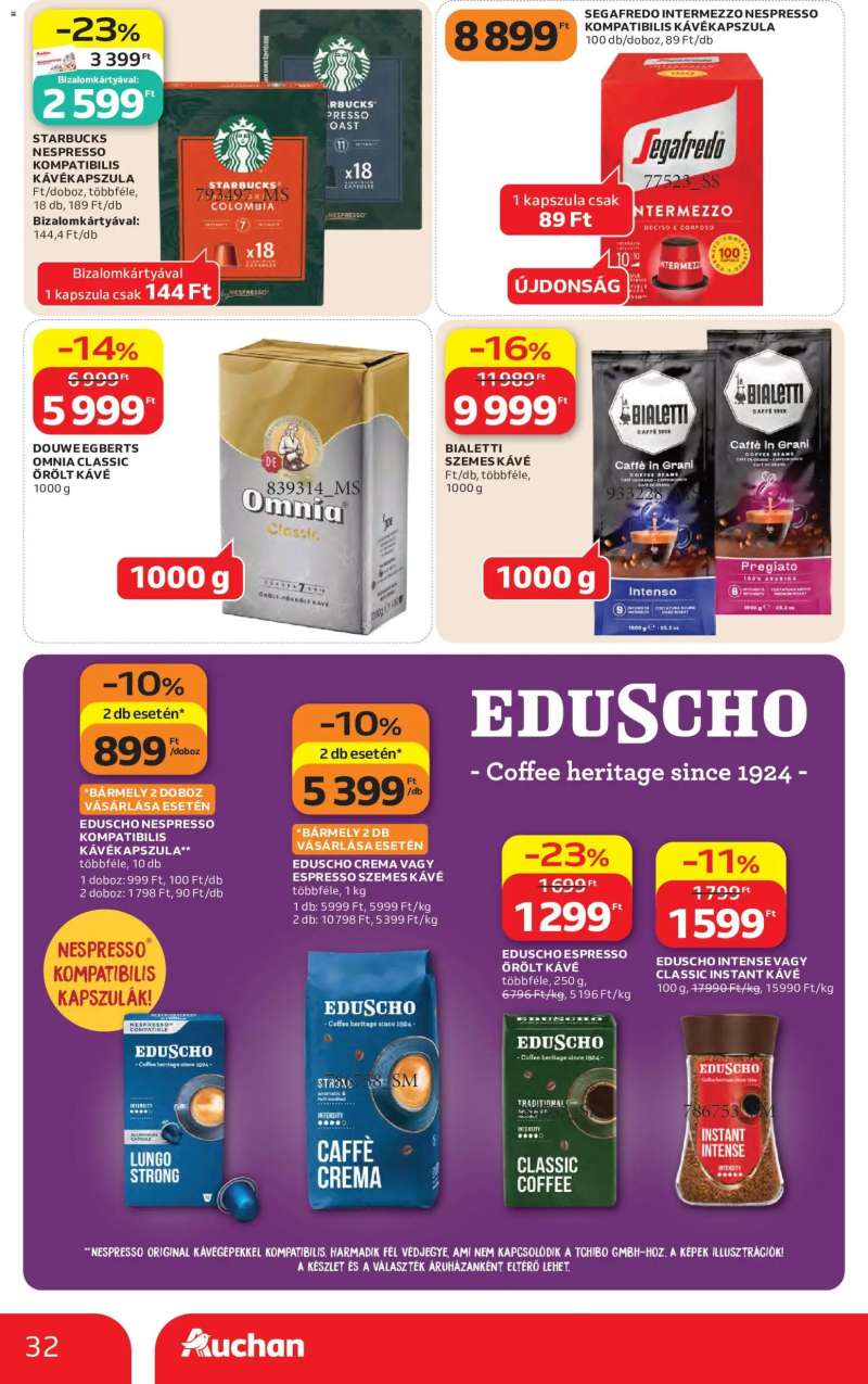 Auchan Auchan akciós újság 32 oldal