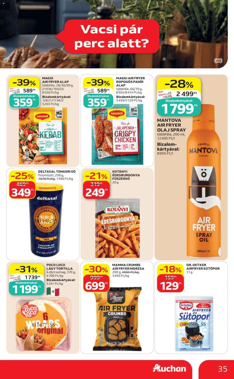 Auchan Auchan akciós újság 35 oldal