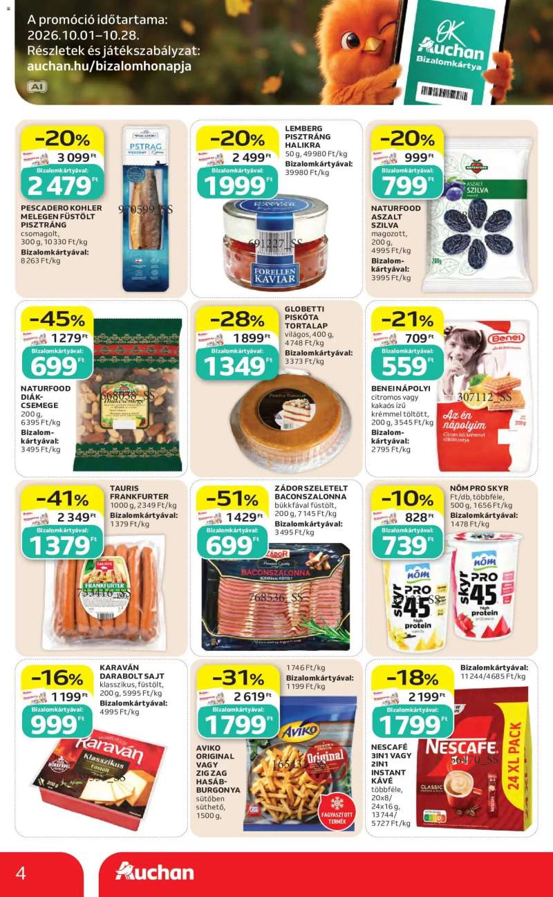 Auchan Auchan akciós újság 4 oldal