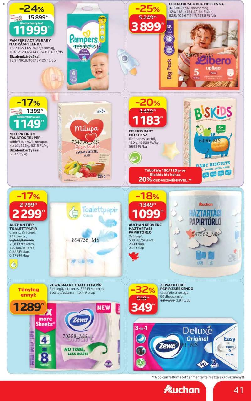 Auchan Auchan akciós újság 41 oldal