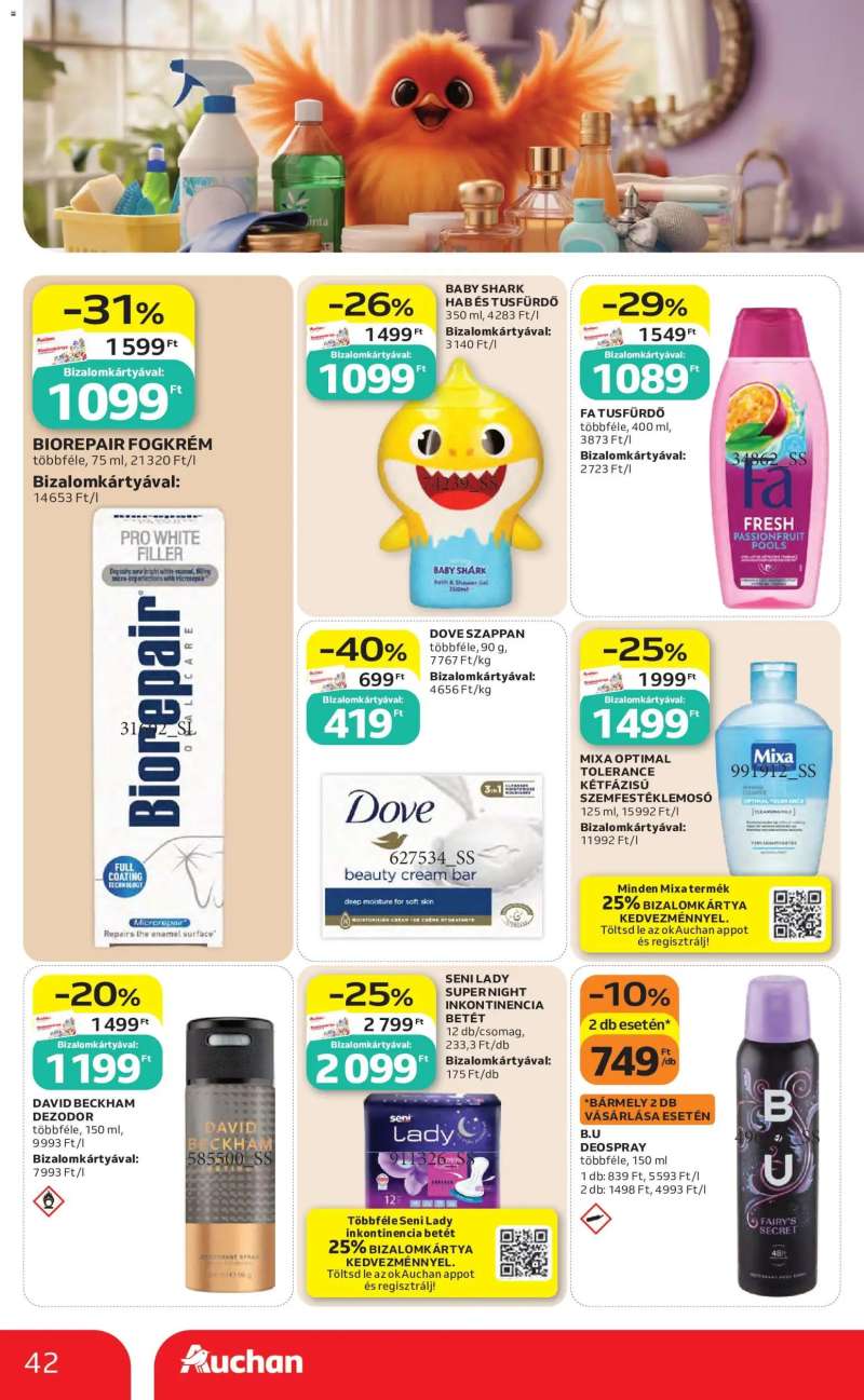 Auchan Auchan akciós újság 42 oldal