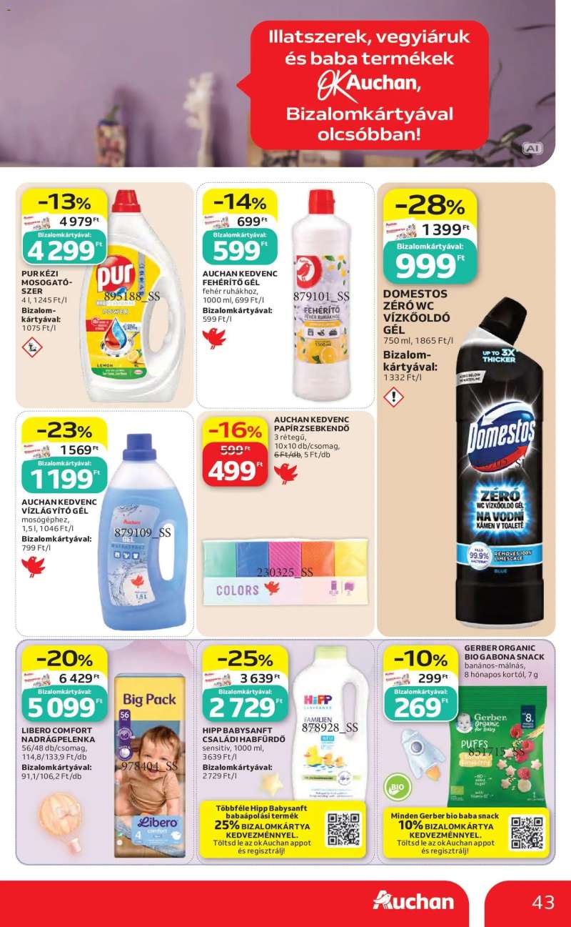 Auchan Auchan akciós újság 43 oldal