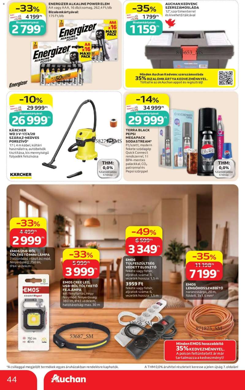 Auchan Auchan akciós újság 44 oldal