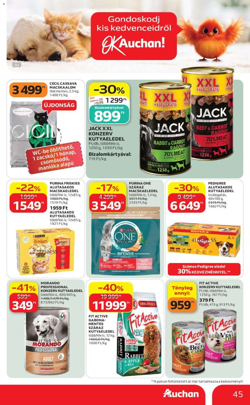 Auchan Auchan akciós újság 45 oldal