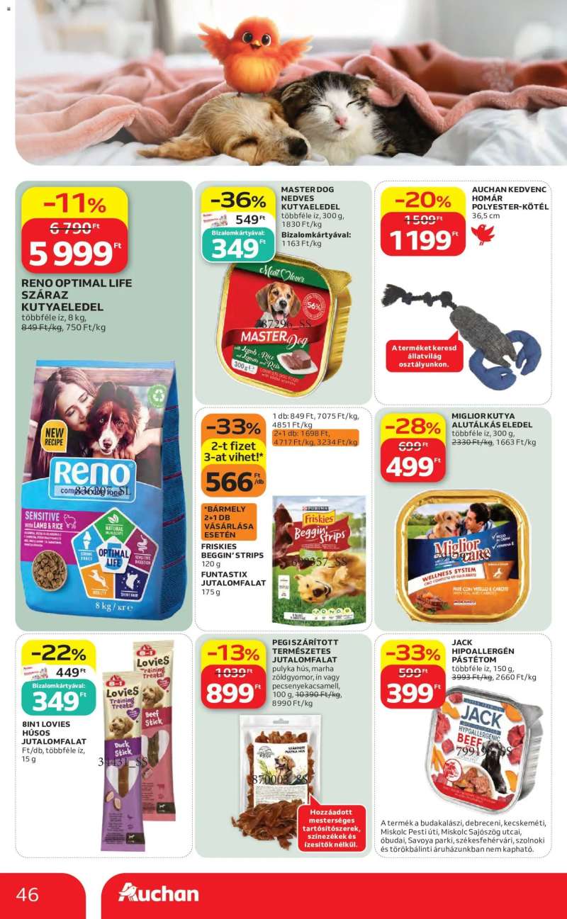 Auchan Auchan akciós újság 46 oldal