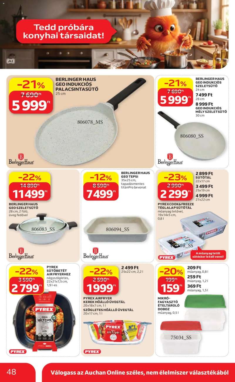 Auchan Auchan akciós újság 48 oldal