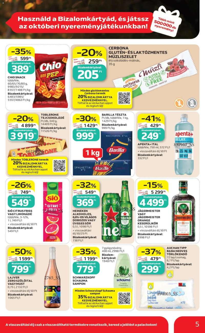 Auchan Auchan akciós újság 5 oldal