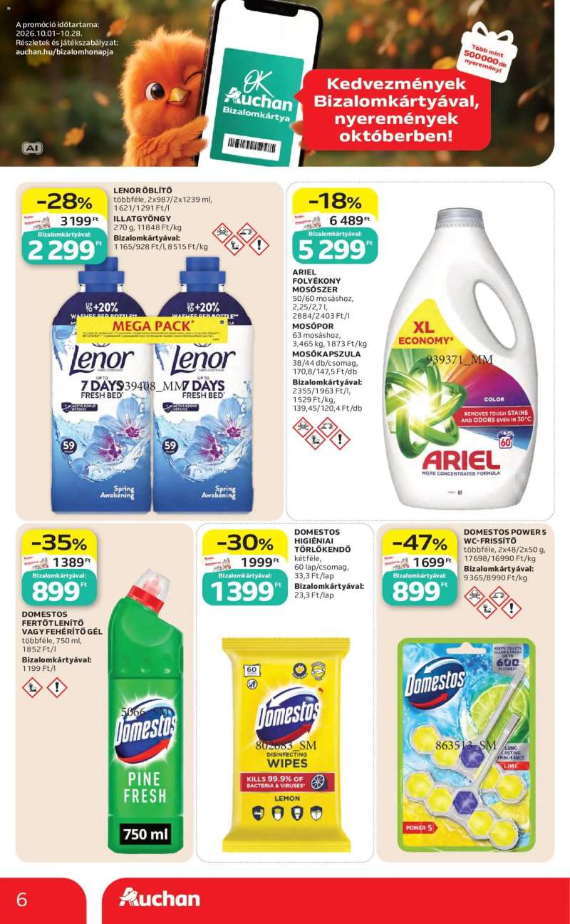 Auchan Auchan akciós újság 6 oldal