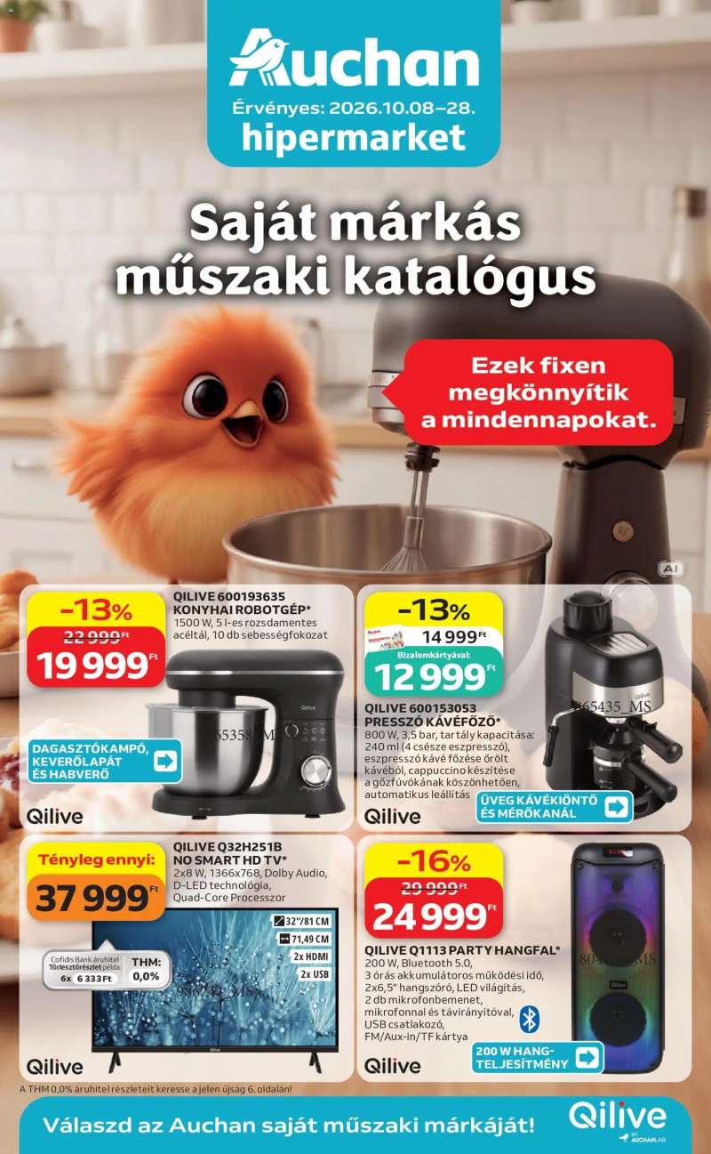 Auchan Auchan Qilive ajánlatok 1 oldal