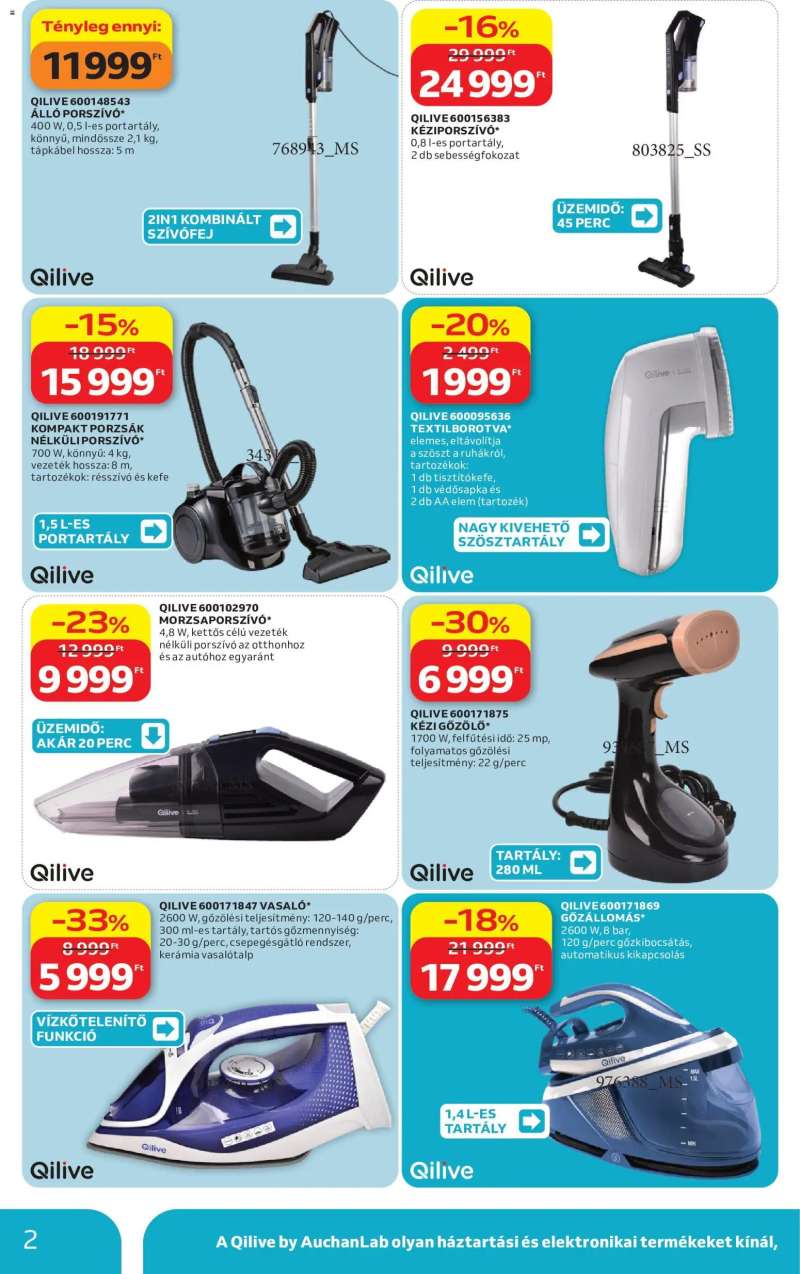 Auchan Auchan Qilive ajánlatok 2 oldal