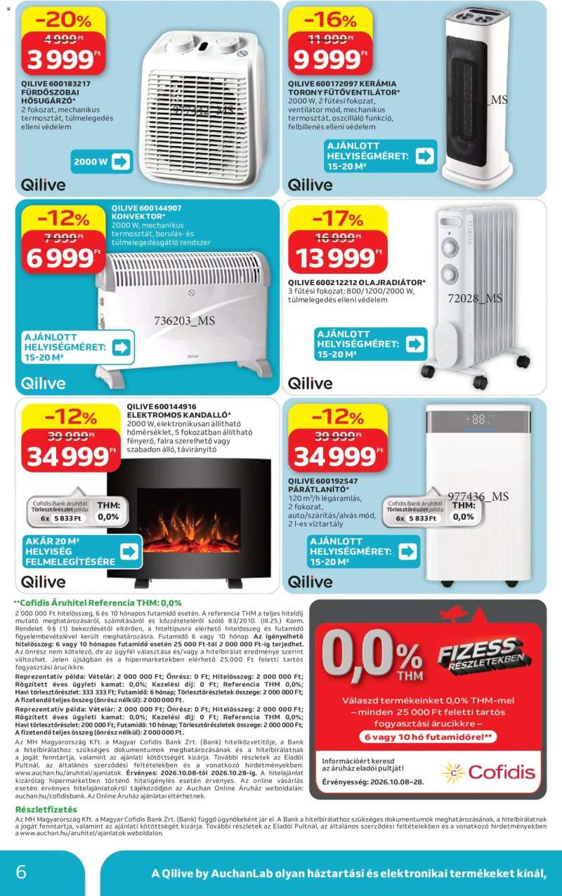Auchan Auchan Qilive ajánlatok 6 oldal