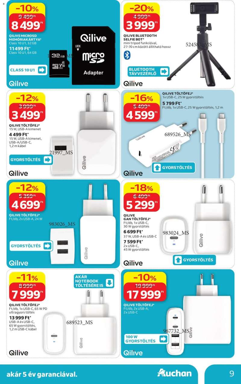 Auchan Auchan Qilive ajánlatok 9 oldal