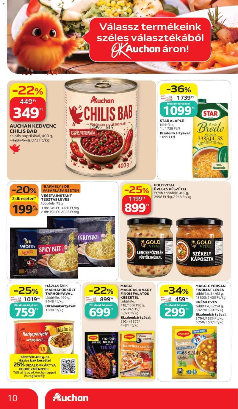 Auchan Auchan akciós újság 10 oldal