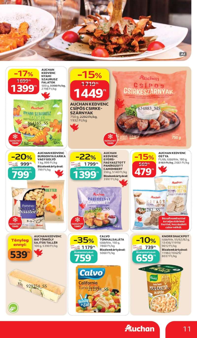 Auchan Auchan akciós újság 11 oldal