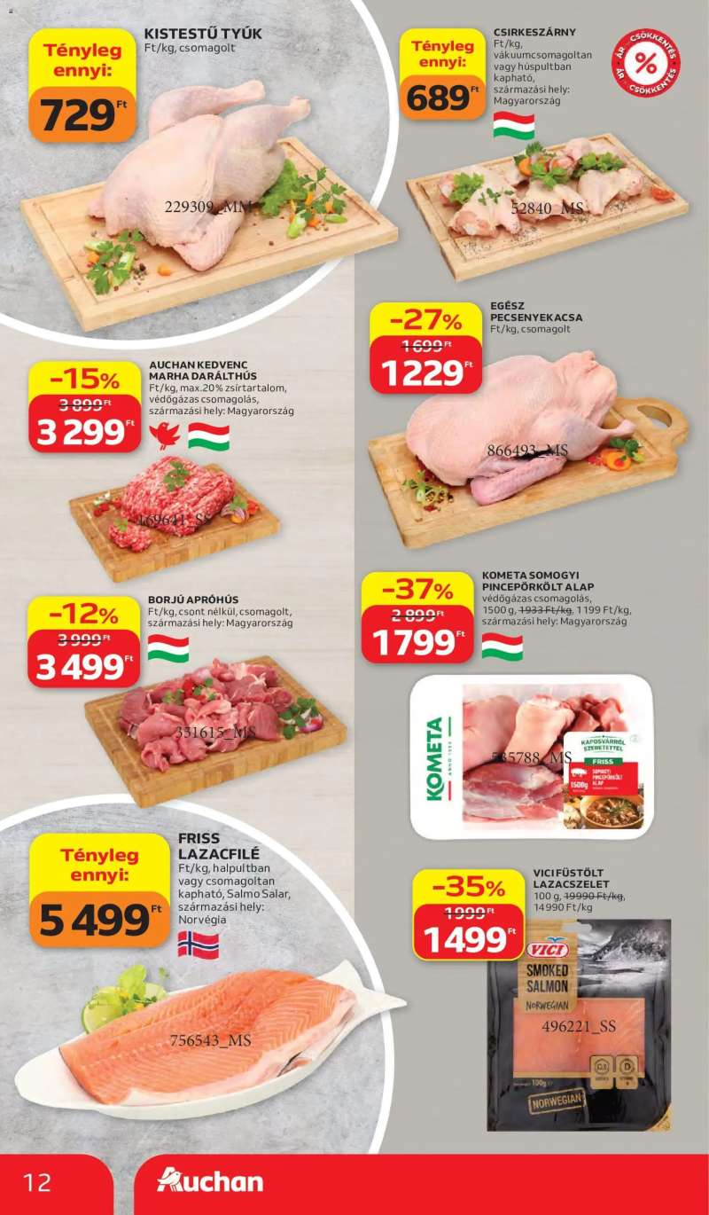 Auchan Auchan akciós újság 12 oldal