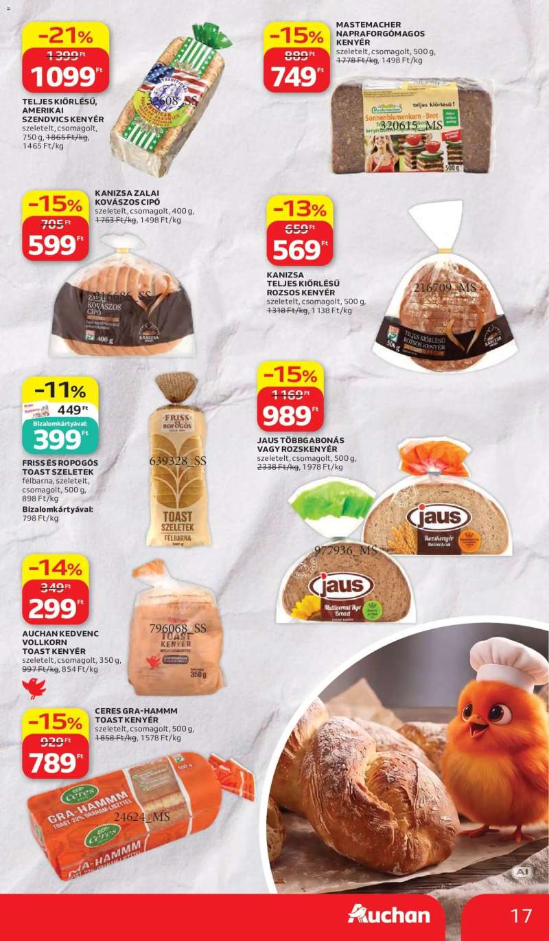 Auchan Auchan akciós újság 17 oldal