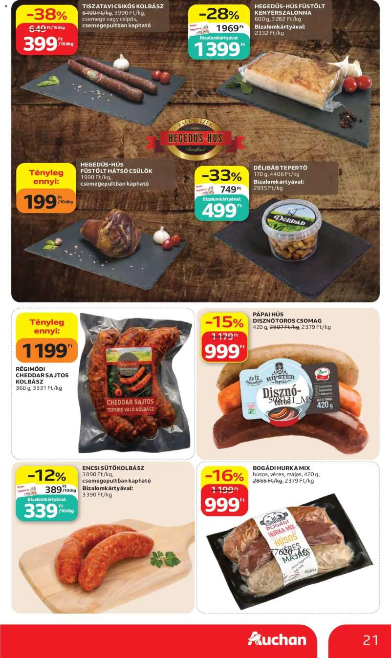 Auchan Auchan akciós újság 21 oldal