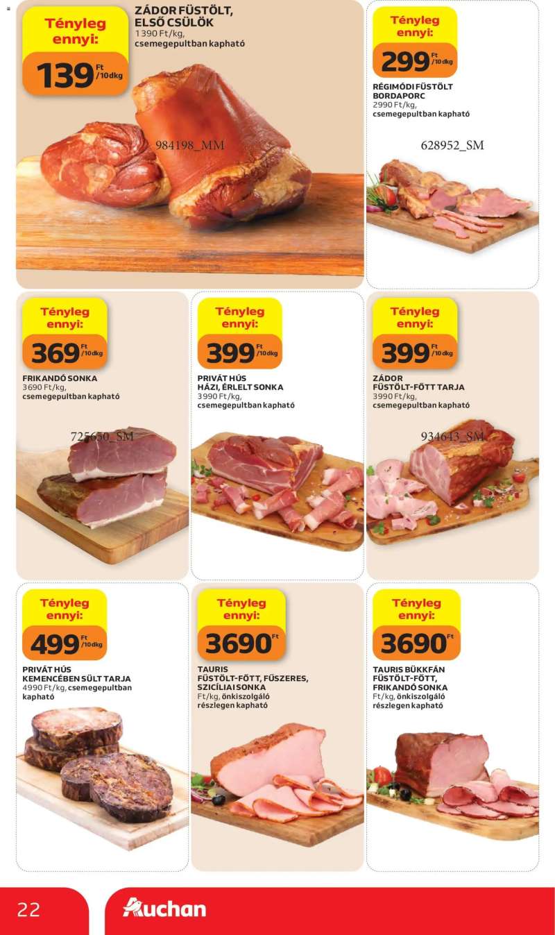 Auchan Auchan akciós újság 22 oldal