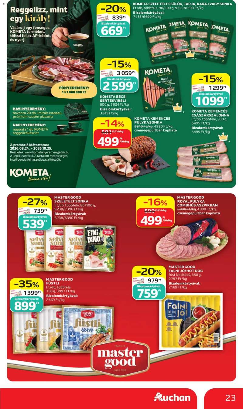 Auchan Auchan akciós újság 23 oldal