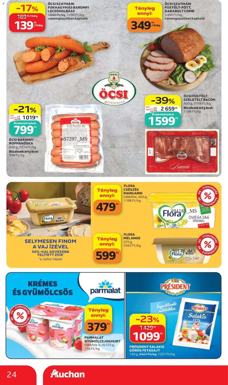 Auchan Auchan akciós újság 24 oldal