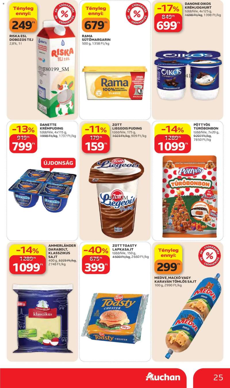 Auchan Auchan akciós újság 25 oldal