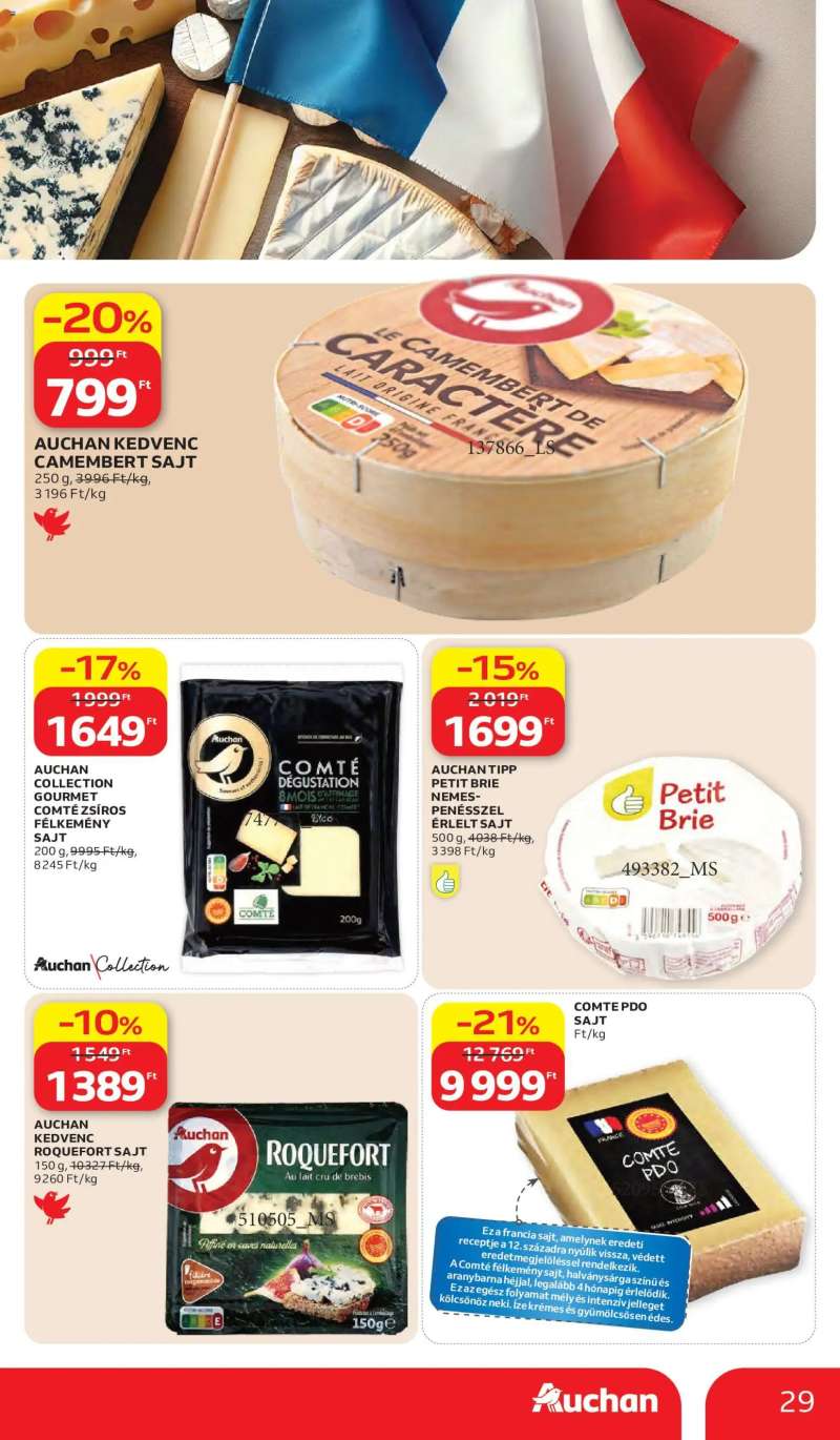 Auchan Auchan akciós újság 29 oldal